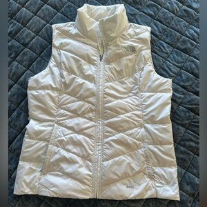 The North Face 550 Fill Puffer Vest Jacket Womens Large White